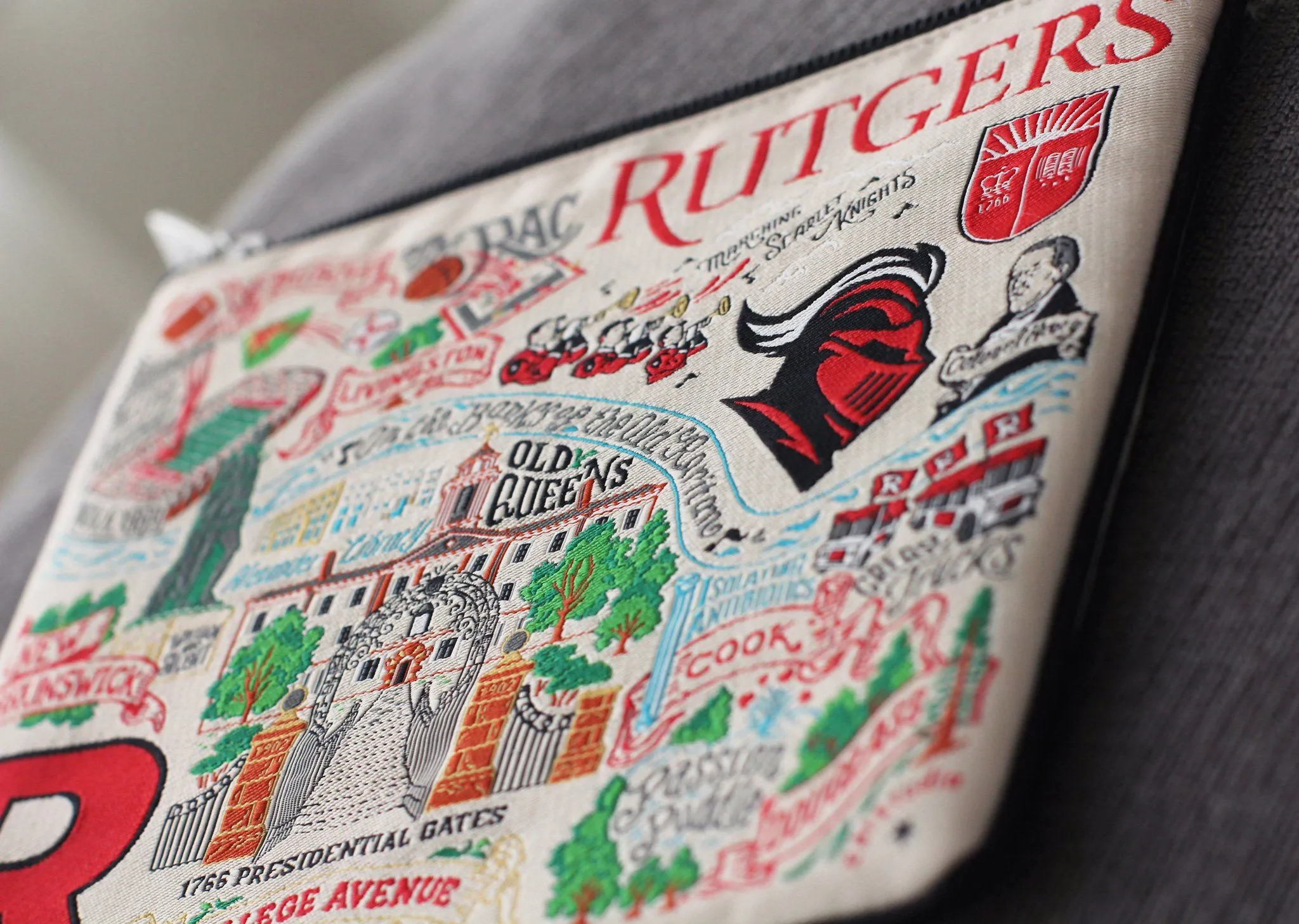 Rutgers University Collegiate Zip Pouch