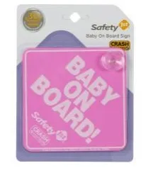 Safety 1ˢᵗ Baby On Board Sign