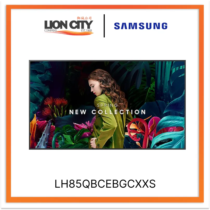 Samsung LH85QBCEBGCXXS QB85C QBC/QBB series | 16/7, 350nit, MagicInfo Built- In