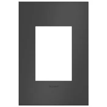 Satin Black, 2-Gang  Wall Plate