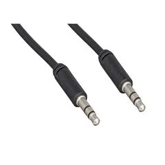 Slim Mold Aux Cable,  3.5mm Stereo Male to 3.5mm Stereo Male, 50 foot