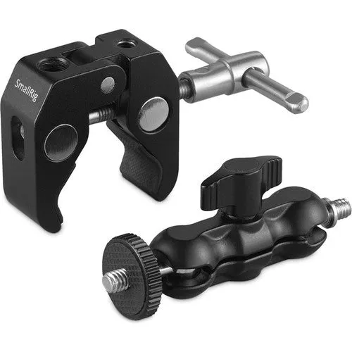 SmallRig 2164 Multifunctional Ballhead Crab Clamp with 3.5" Ball Head Arm