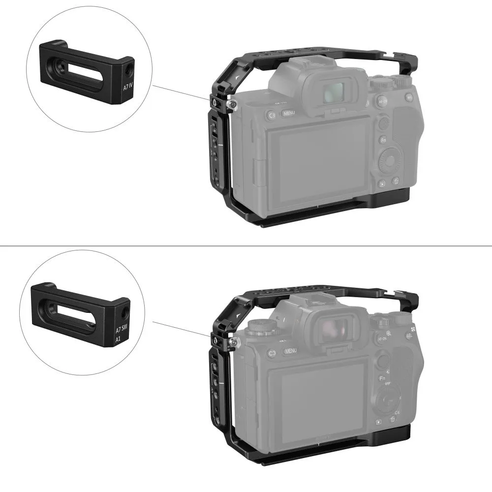 SmallRig Full Cage for Sony Alpha 7R V / Alpha 7 IV / Alpha 7S III / Alpha 1 / Alpha 7R IV 3667B