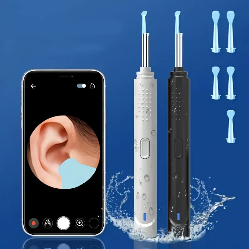 Smart ear wax removal tool with camera for mobile devices