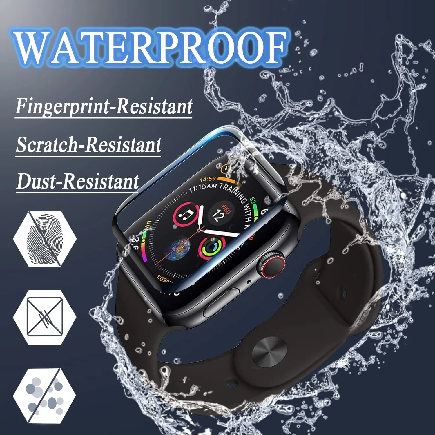 Soft Glass For Apple Watch 8 7 6 SE 5 4 3 Ultra 8 49MM Screen Protector Film for iWatch Series 38mm 42mm 45mm 41mm 40mm 44mm