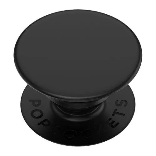 Solid Black: PopSockets - PopGrip