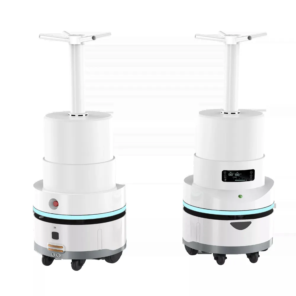 Spray Disinfection Robot with Autonomous Navigation 2 Spraying Mode Controlled by Mobile APP