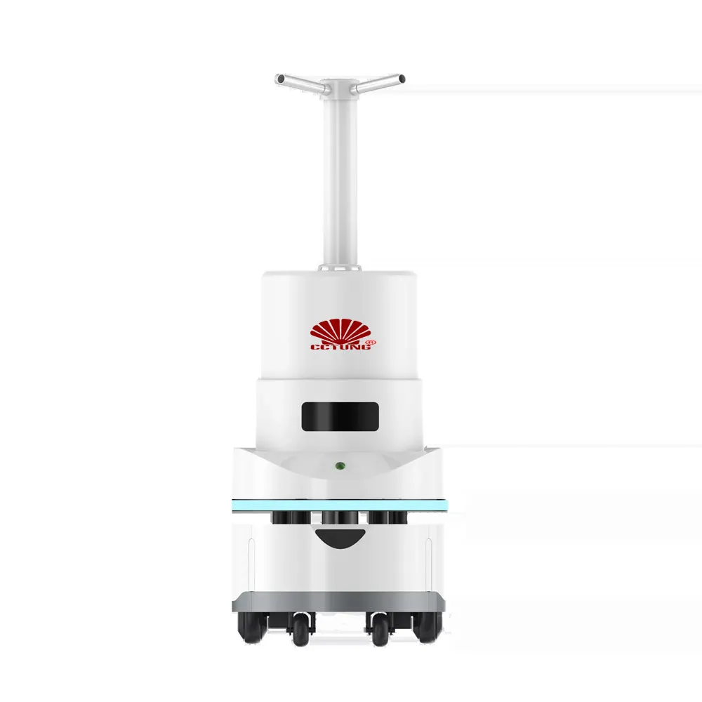 Spray Disinfection Robot with Autonomous Navigation 2 Spraying Mode Controlled by Mobile APP