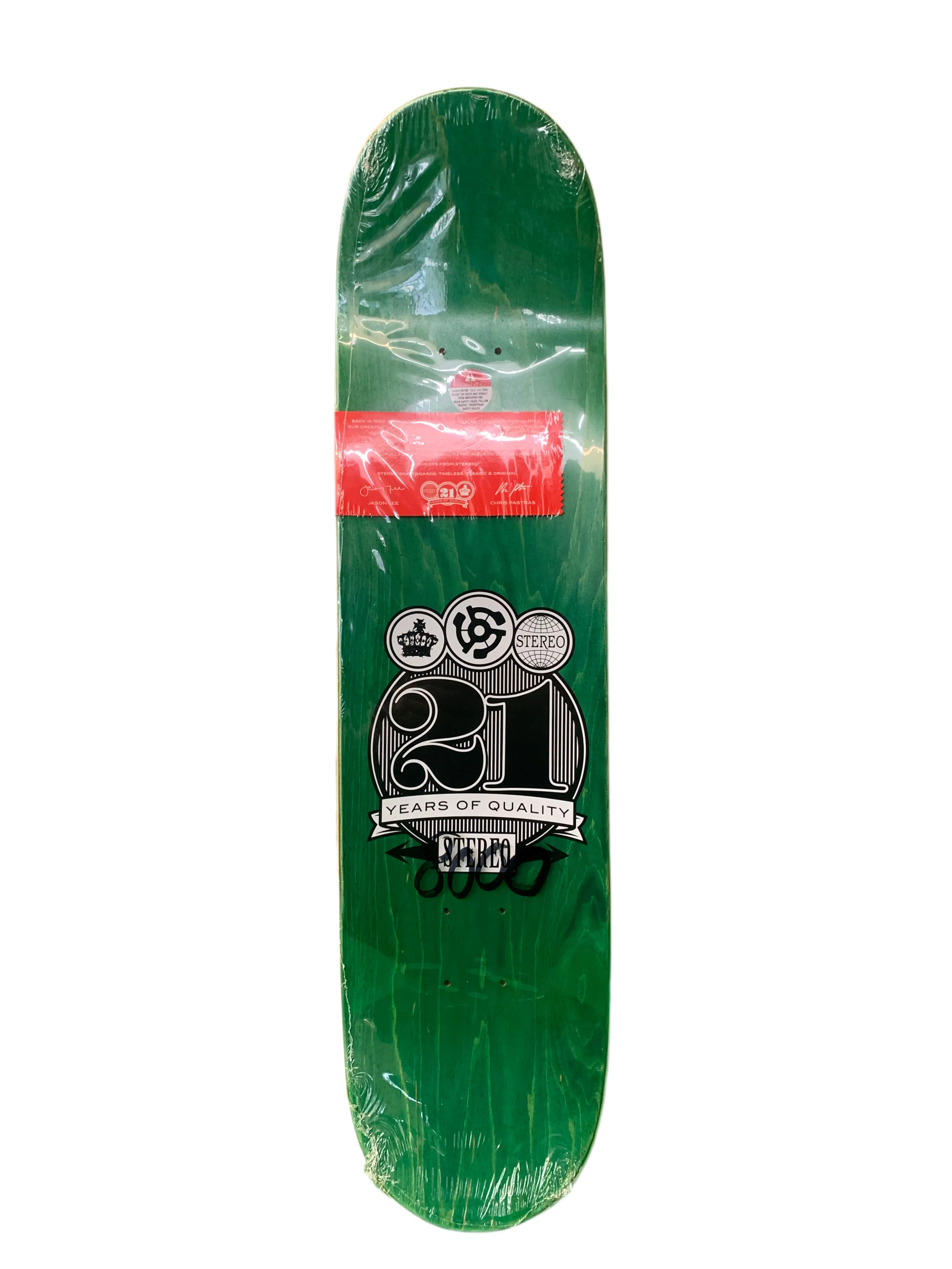 Stereo 21st Anniversary Portrait 8" Classic Skateboard Deck