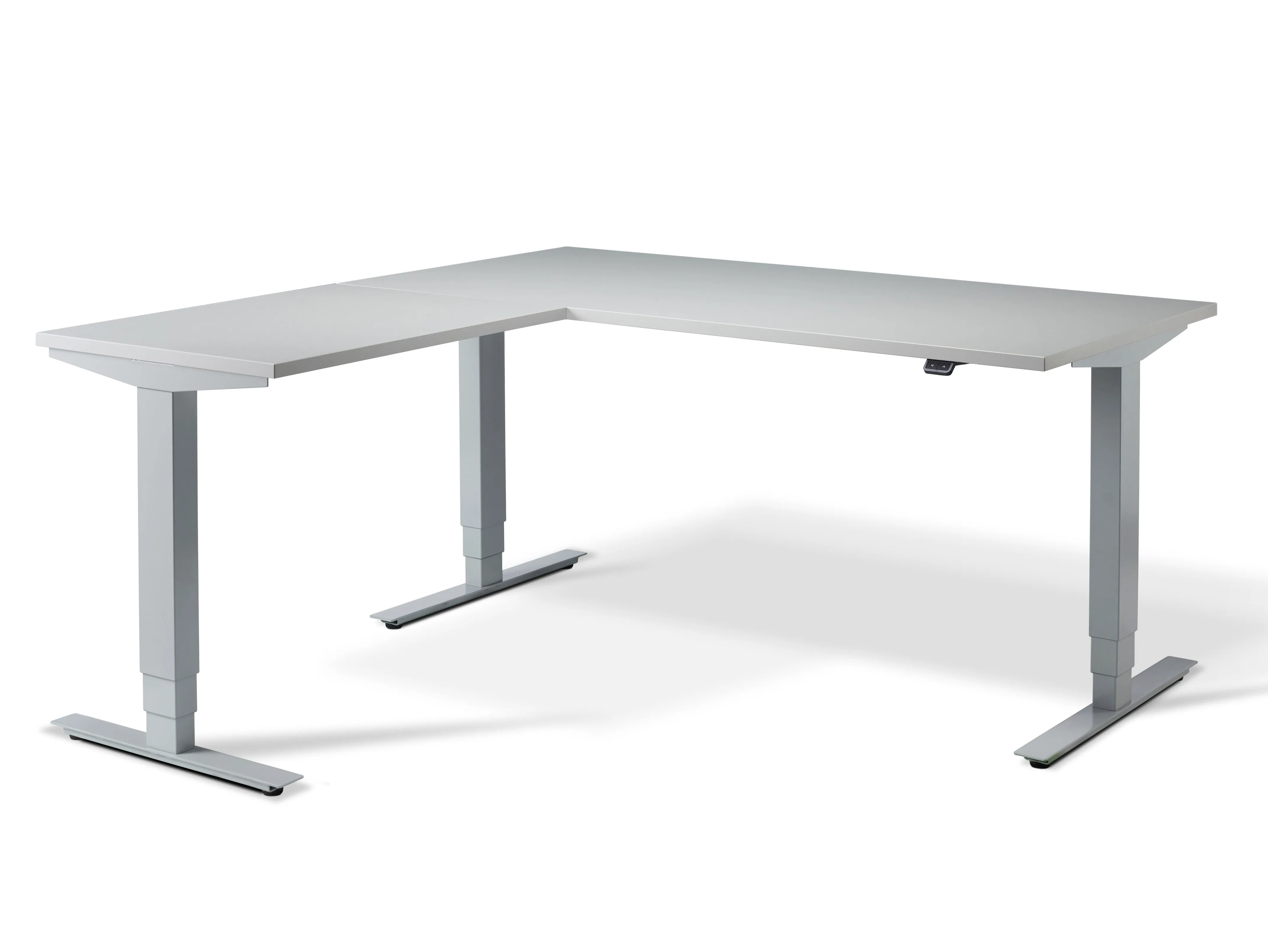 Stockholm Height Adjustable Corner Desk (with Bluetooth control)