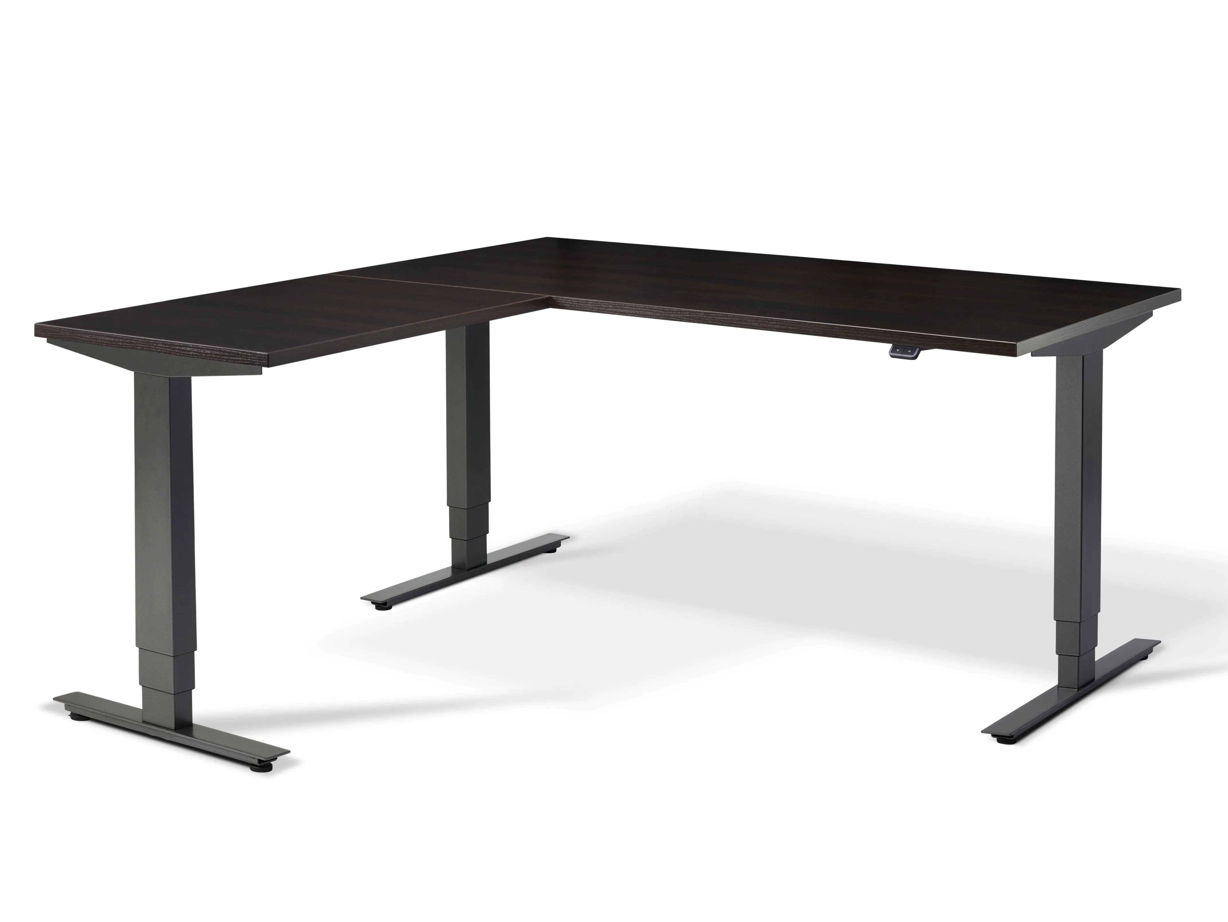 Stockholm Height Adjustable Corner Desk (with Bluetooth control)