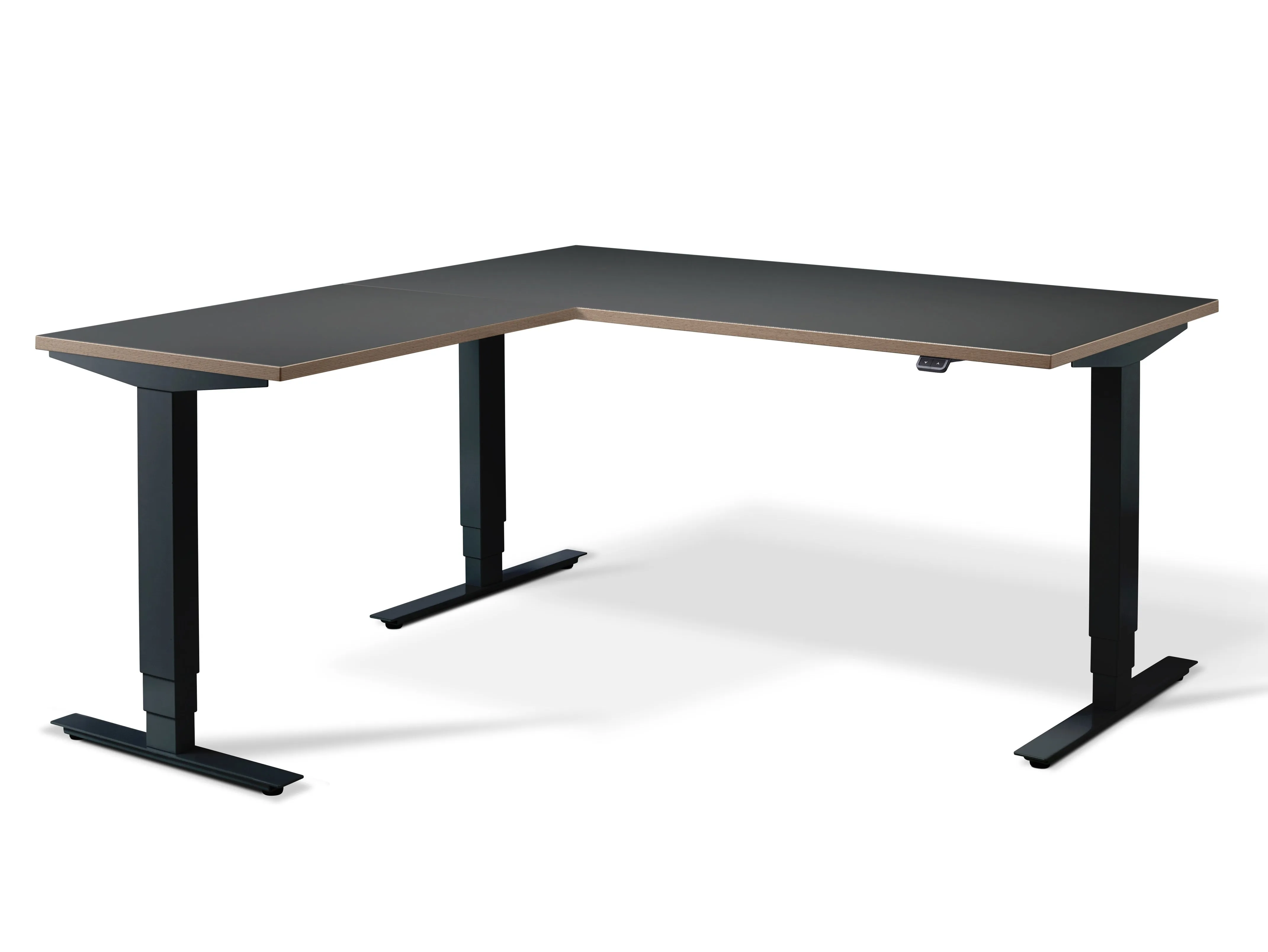 Stockholm Height Adjustable Corner Desk (with Bluetooth control)