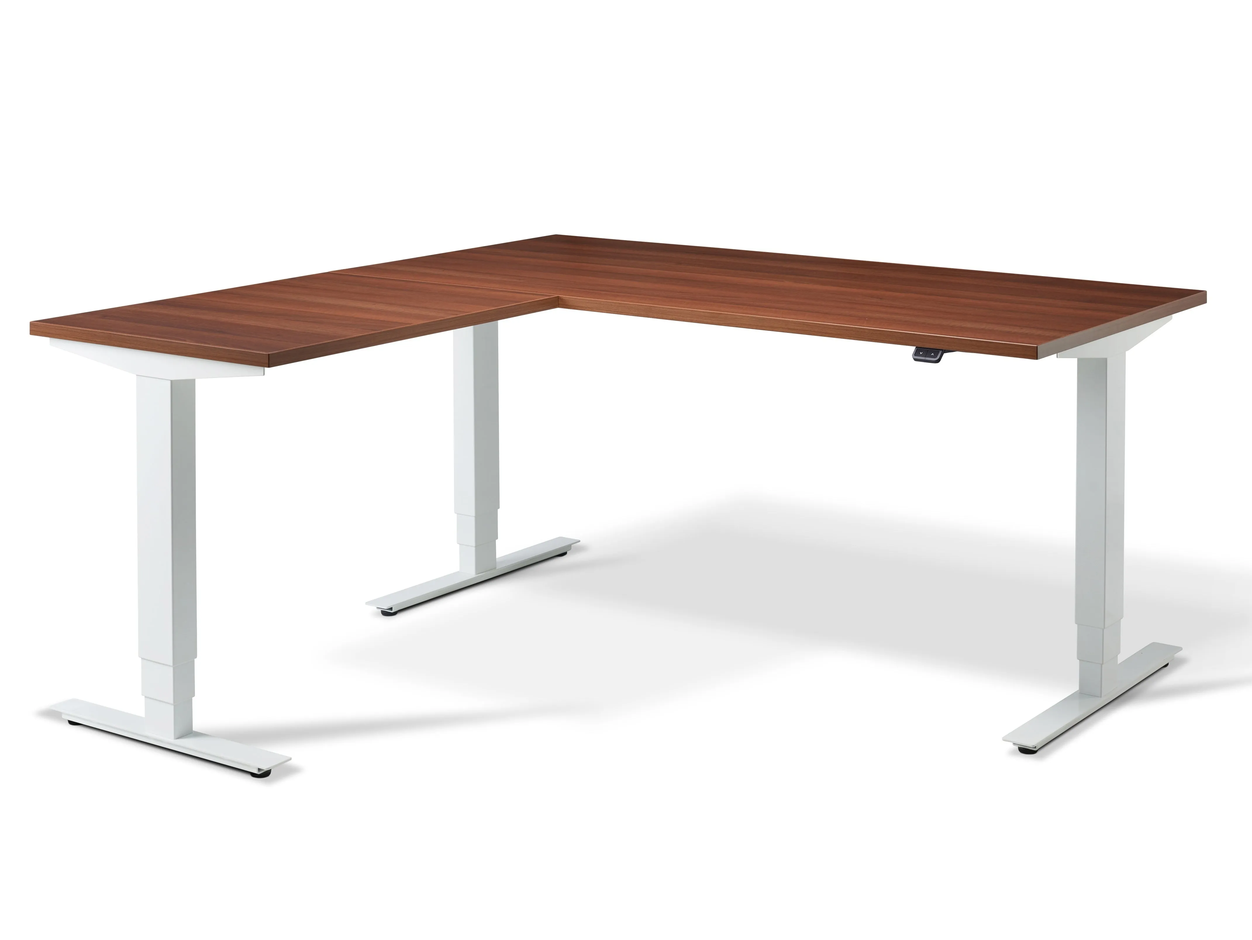 Stockholm Height Adjustable Corner Desk (with Bluetooth control)