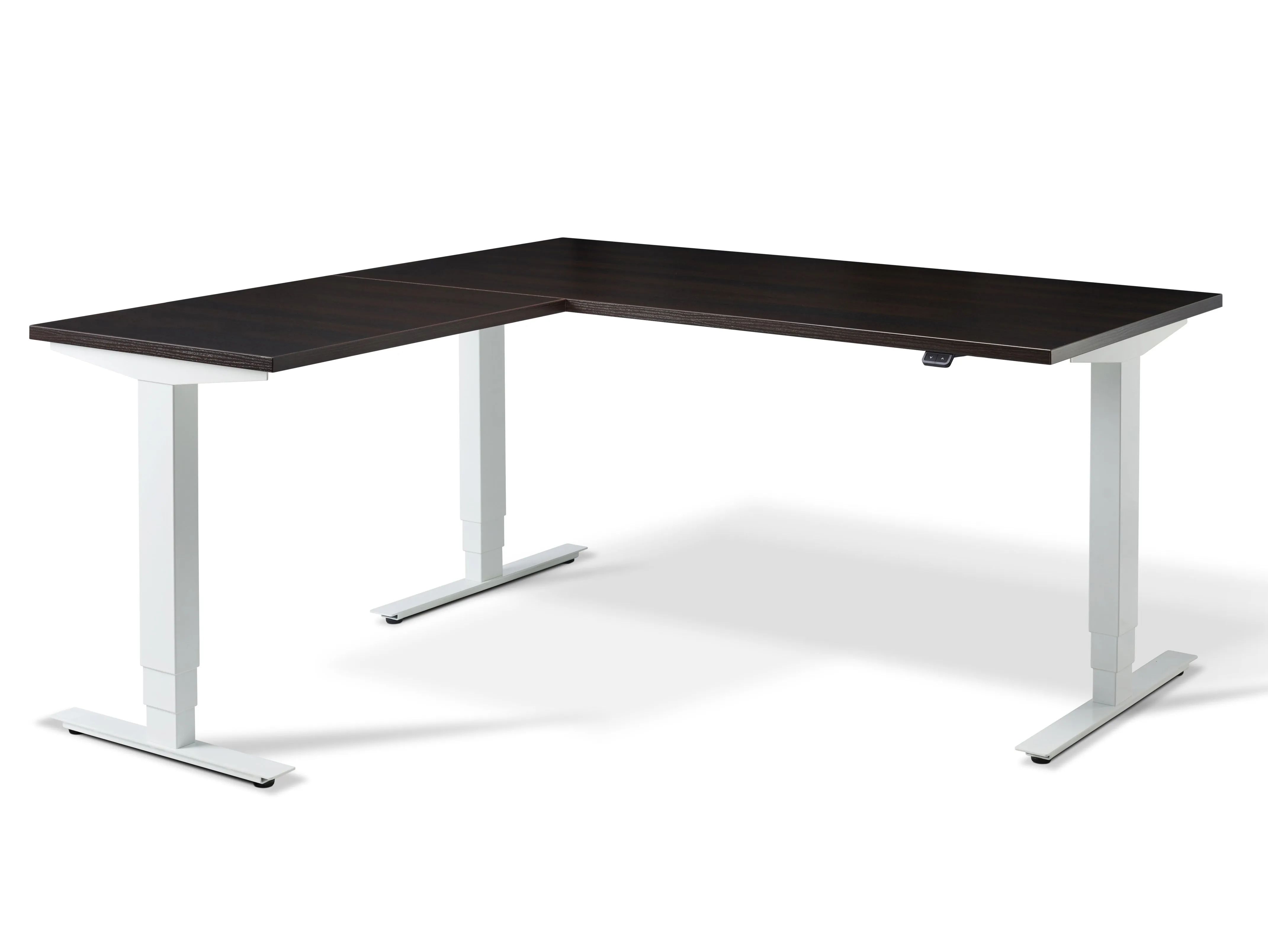 Stockholm Height Adjustable Corner Desk (with Bluetooth control)