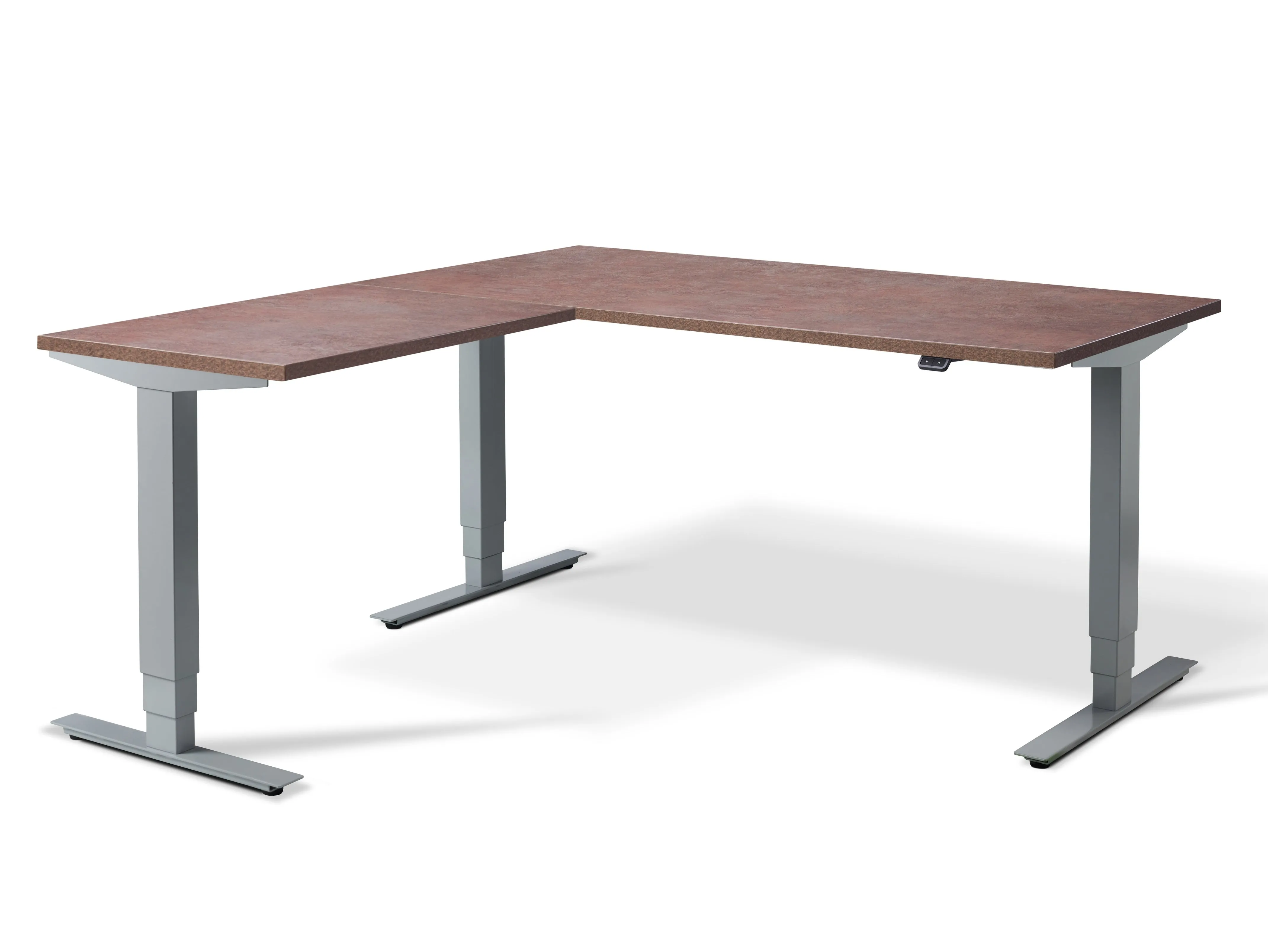 Stockholm Height Adjustable Corner Desk (with Bluetooth control)