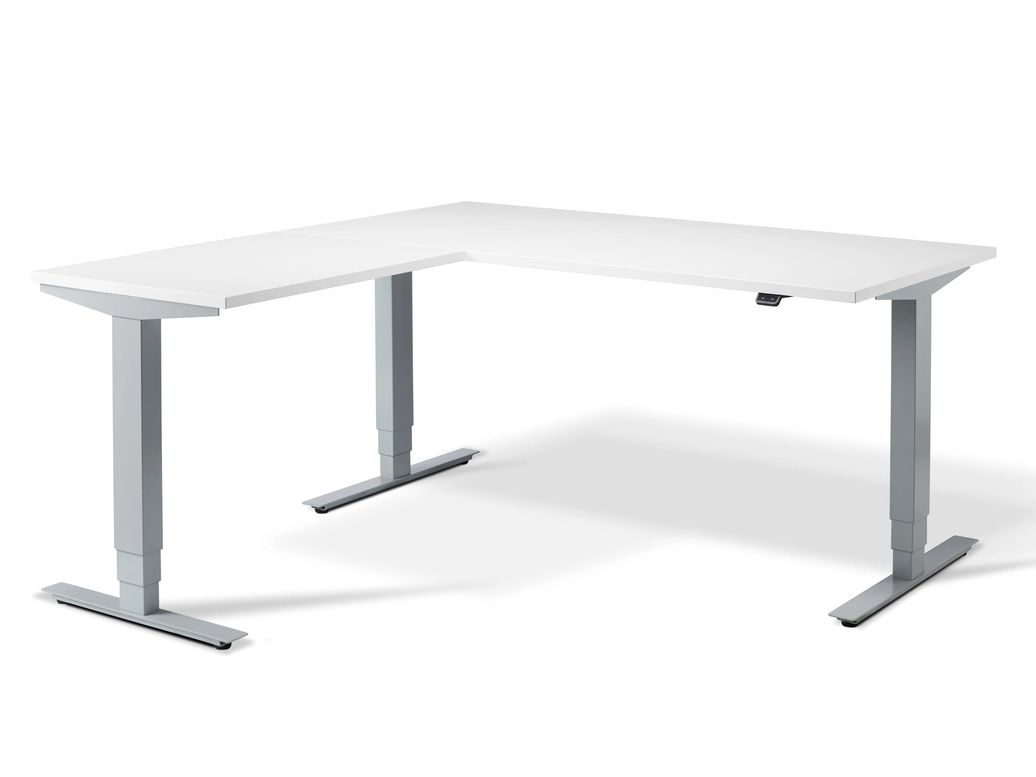 Stockholm Height Adjustable Corner Desk (with Bluetooth control)