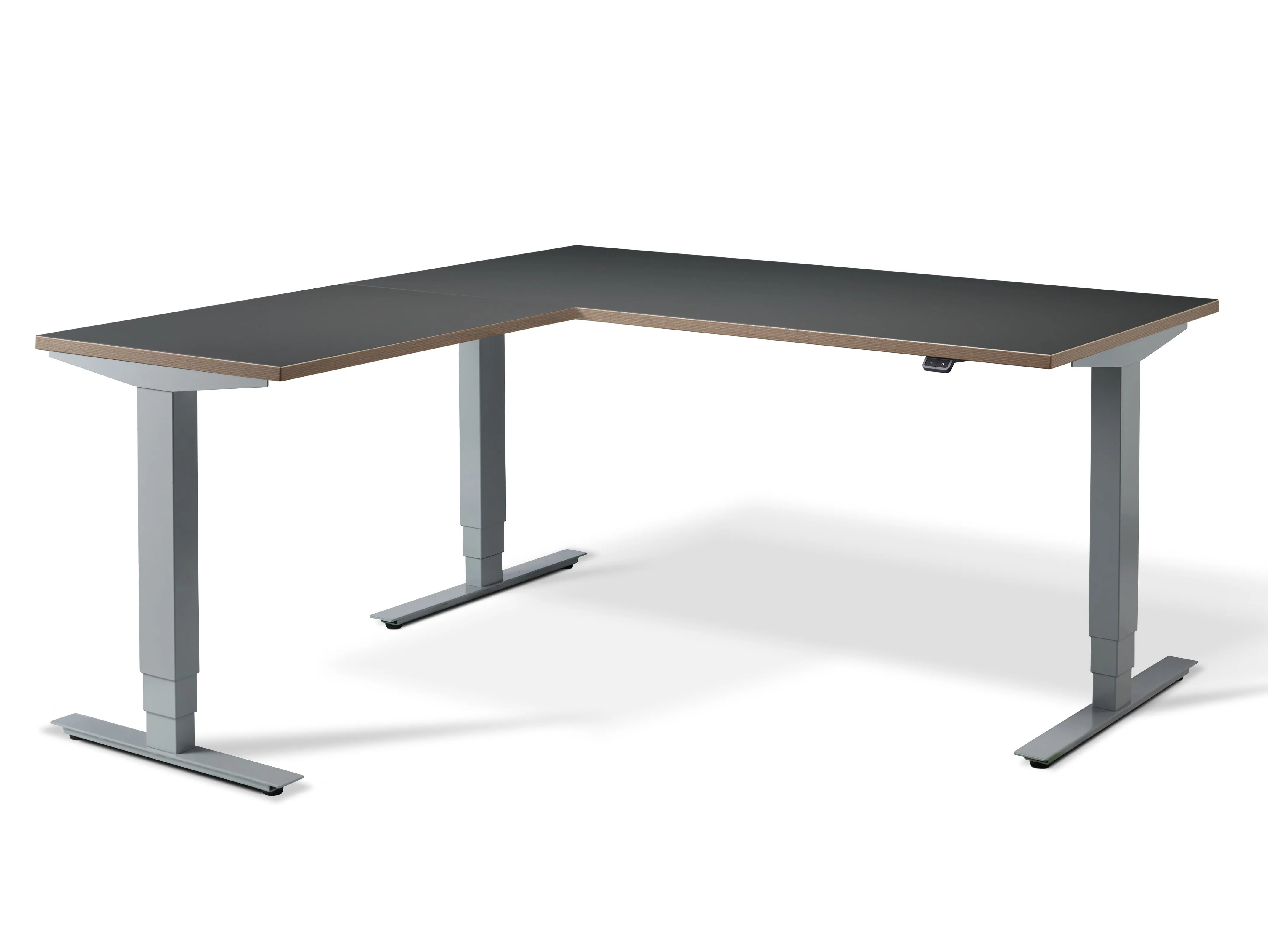 Stockholm Height Adjustable Corner Desk (with Bluetooth control)