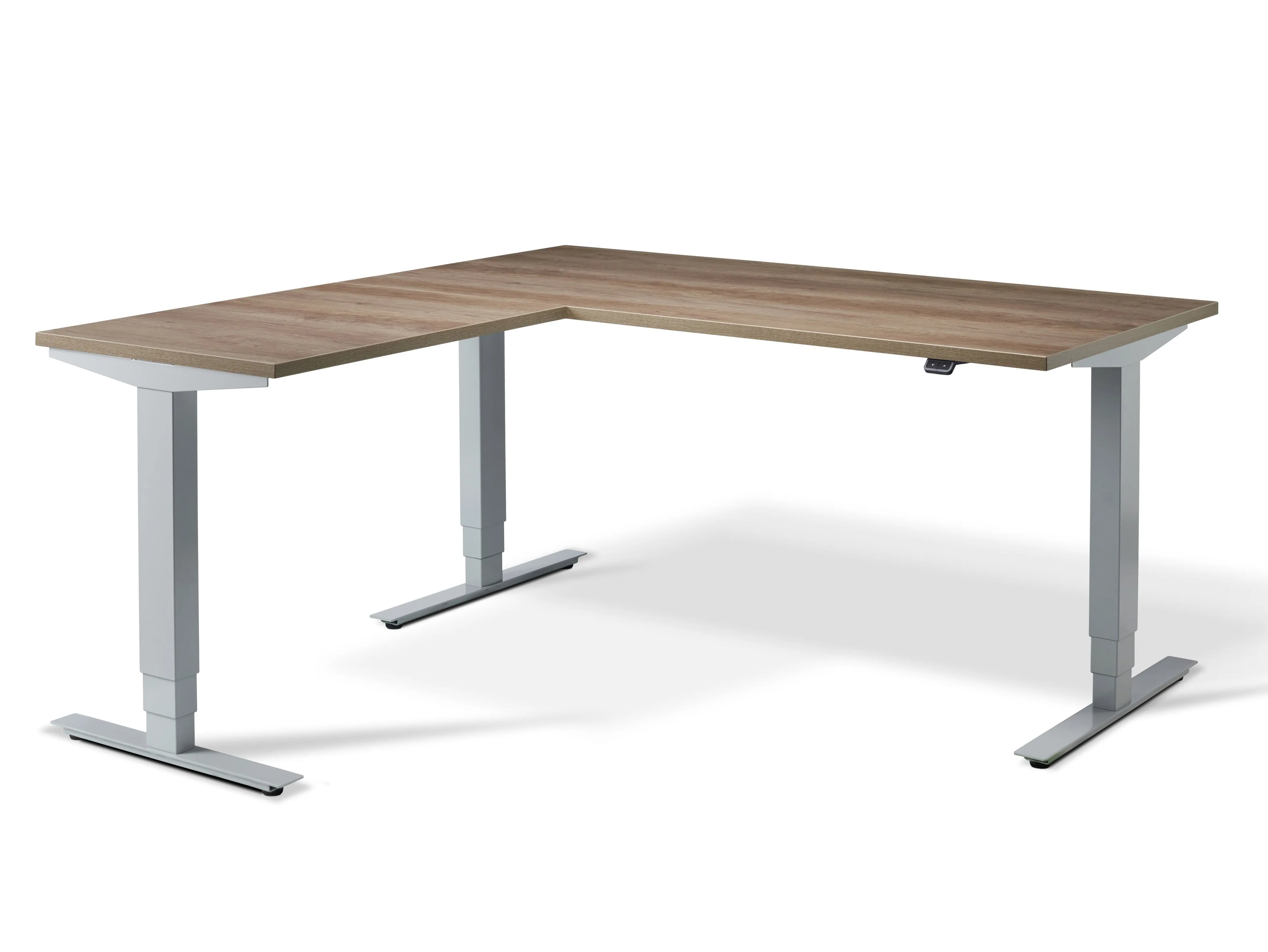 Stockholm Height Adjustable Corner Desk (with Bluetooth control)