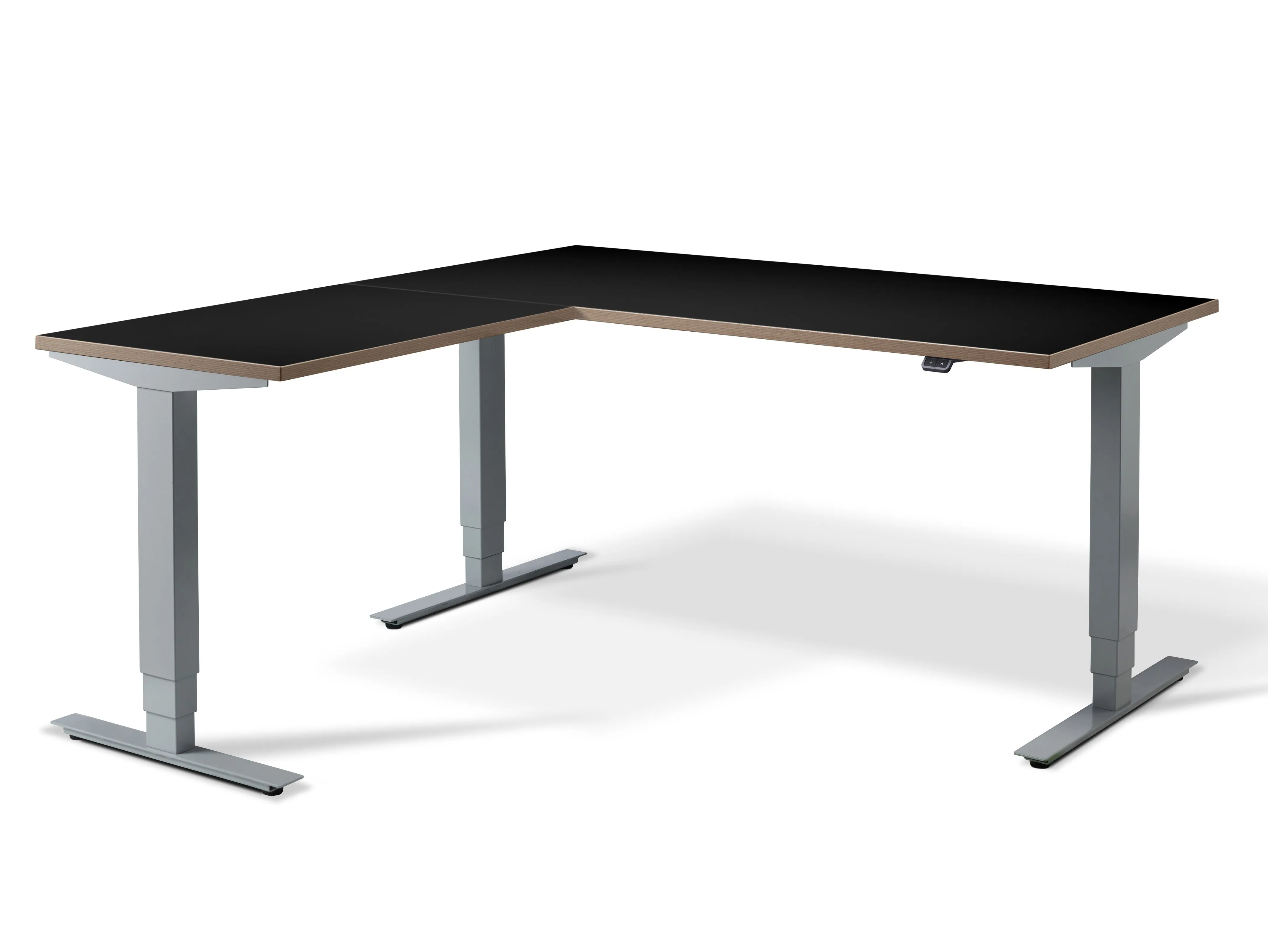 Stockholm Height Adjustable Corner Desk (with Bluetooth control)