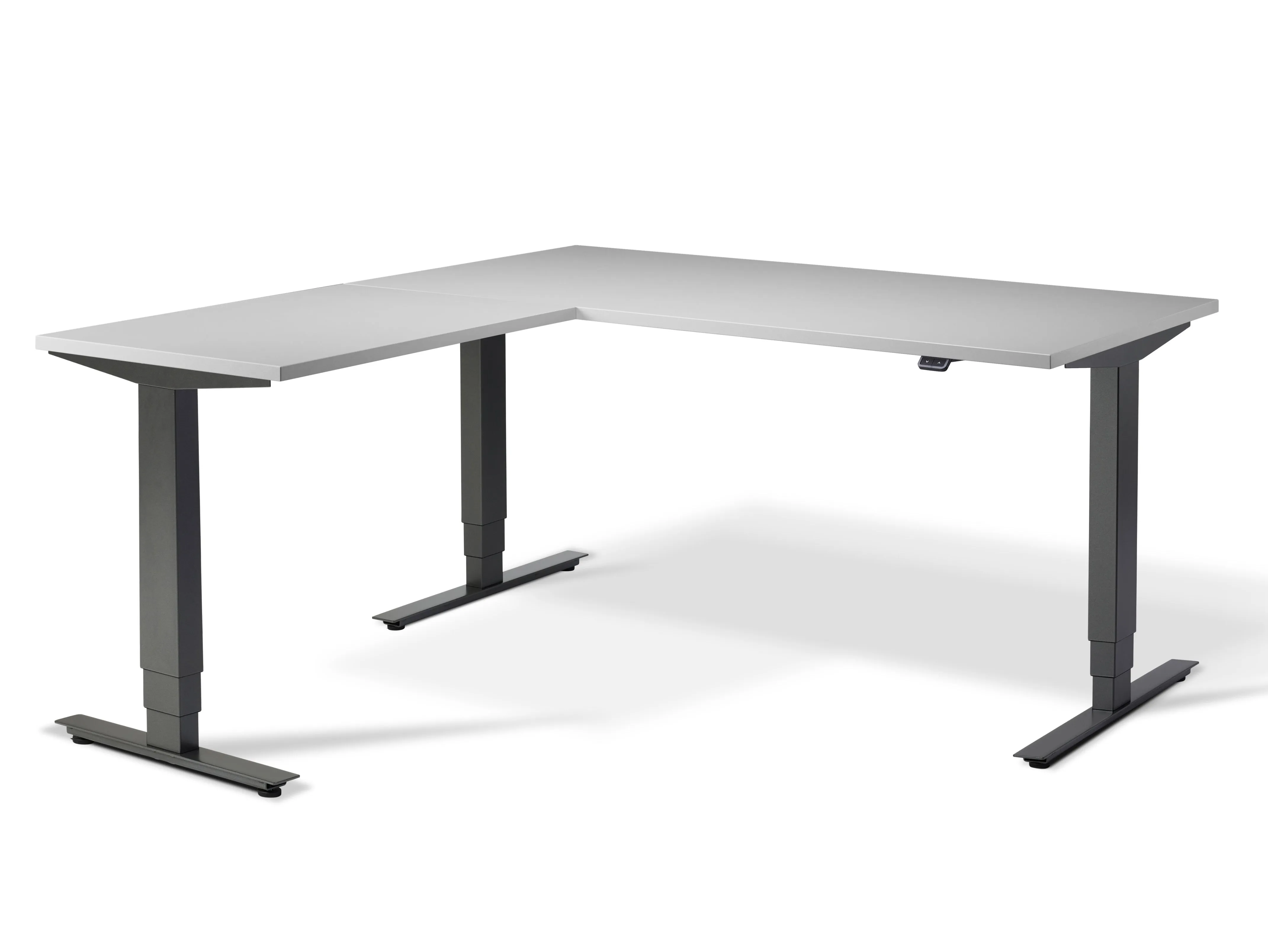 Stockholm Height Adjustable Corner Desk (with Bluetooth control)