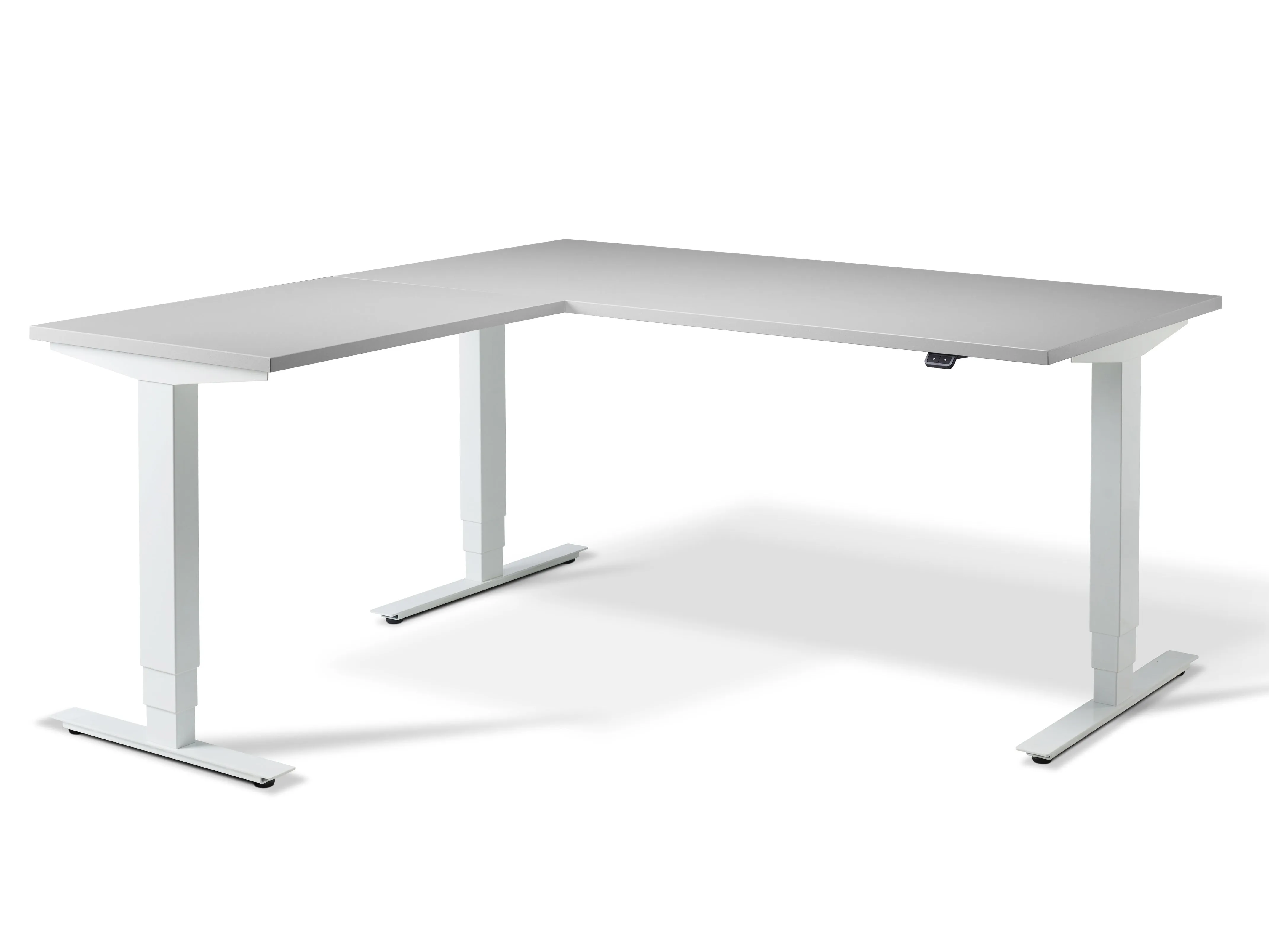 Stockholm Height Adjustable Corner Desk (with Bluetooth control)