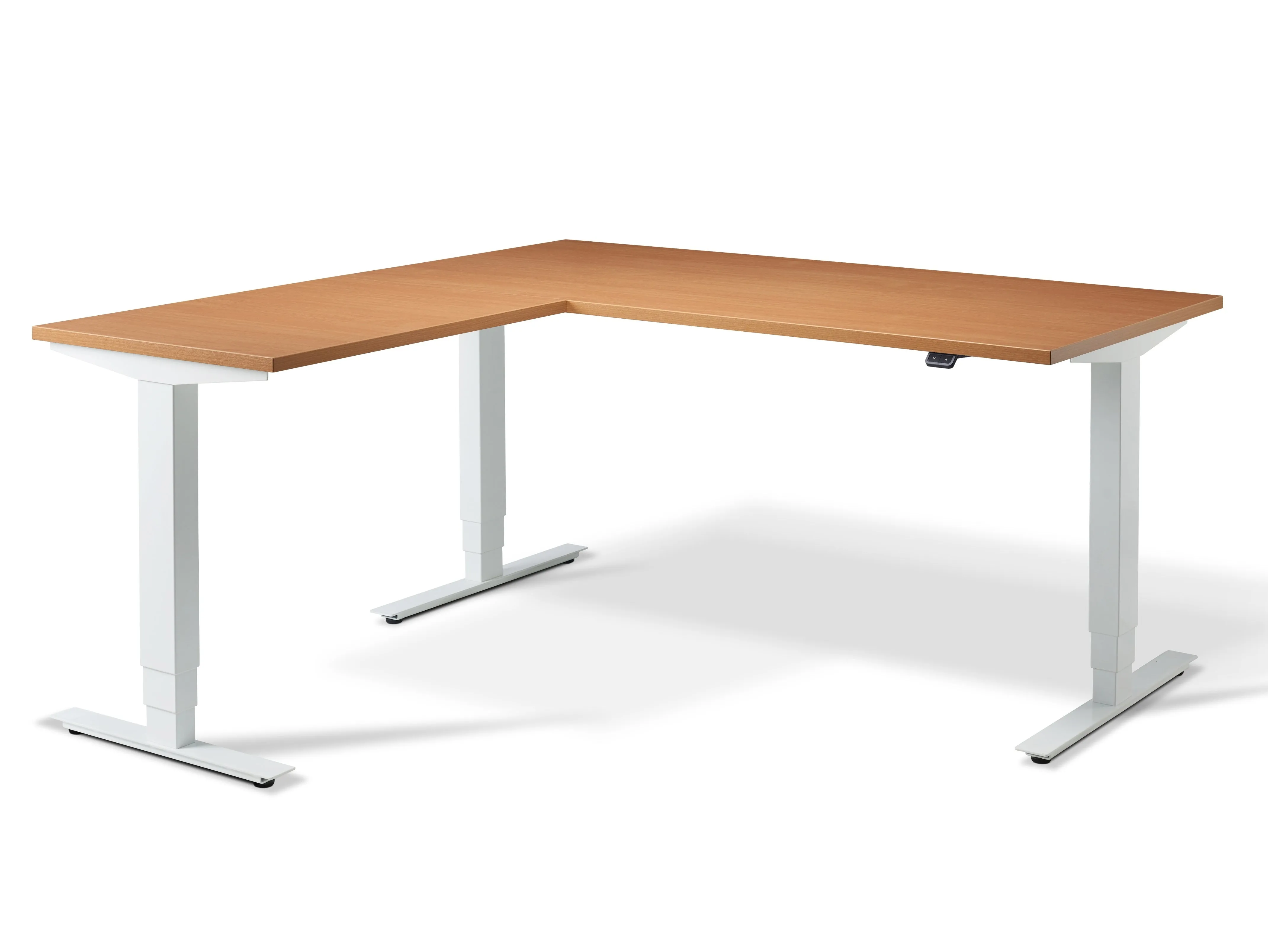 Stockholm Height Adjustable Corner Desk (with Bluetooth control)