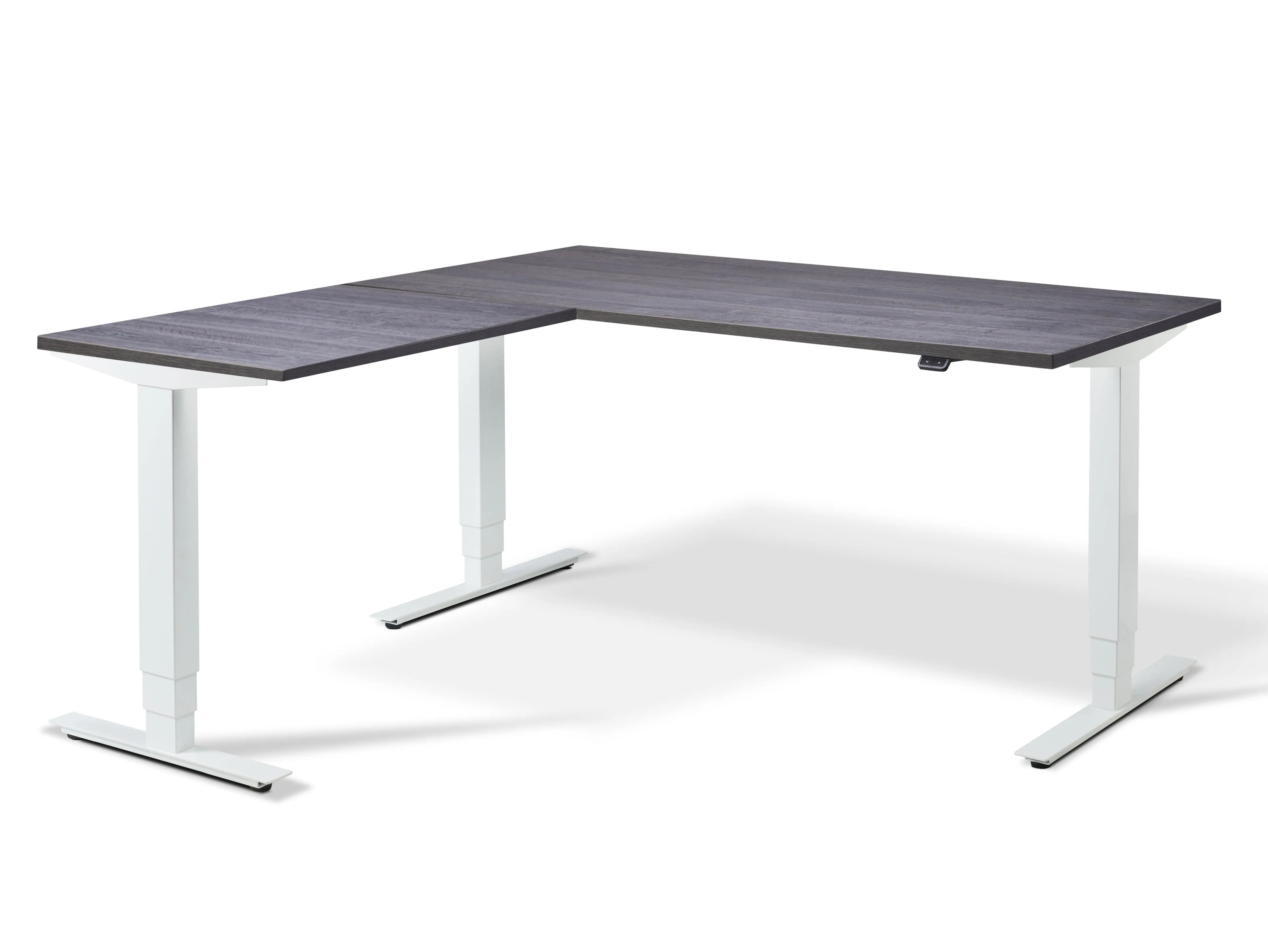 Stockholm Height Adjustable Corner Desk (with Bluetooth control)