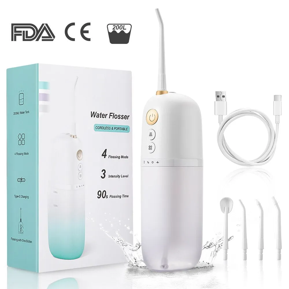 Styton Water Flosser for Teeth Portable IPX7 Waterproofr Rechargeable 12 Modes Dental Oral Flossing Irrigator With Travel Bag 0ral irrigator