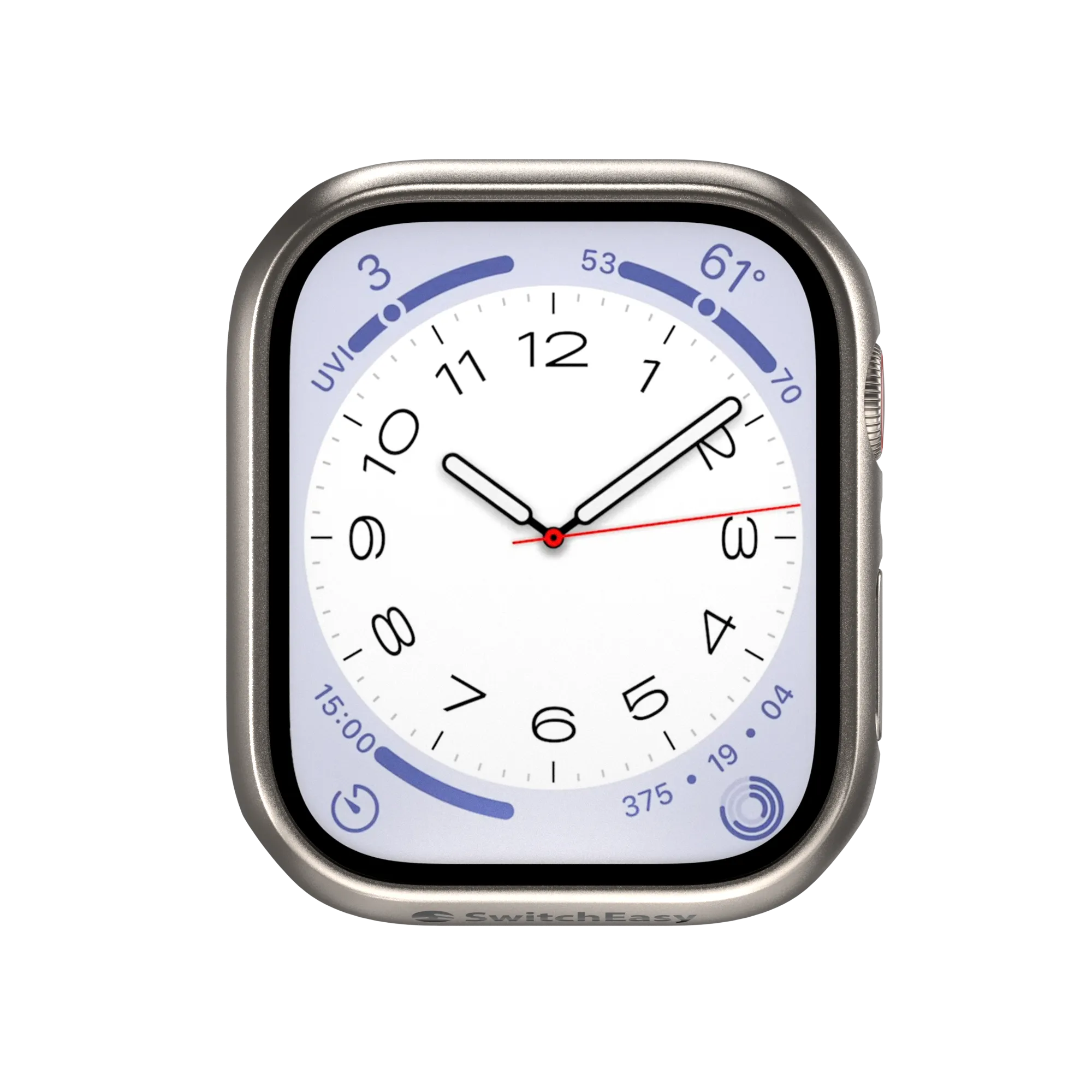 SwitchEasy Tempered Glass Hybrid Apple Watch Case