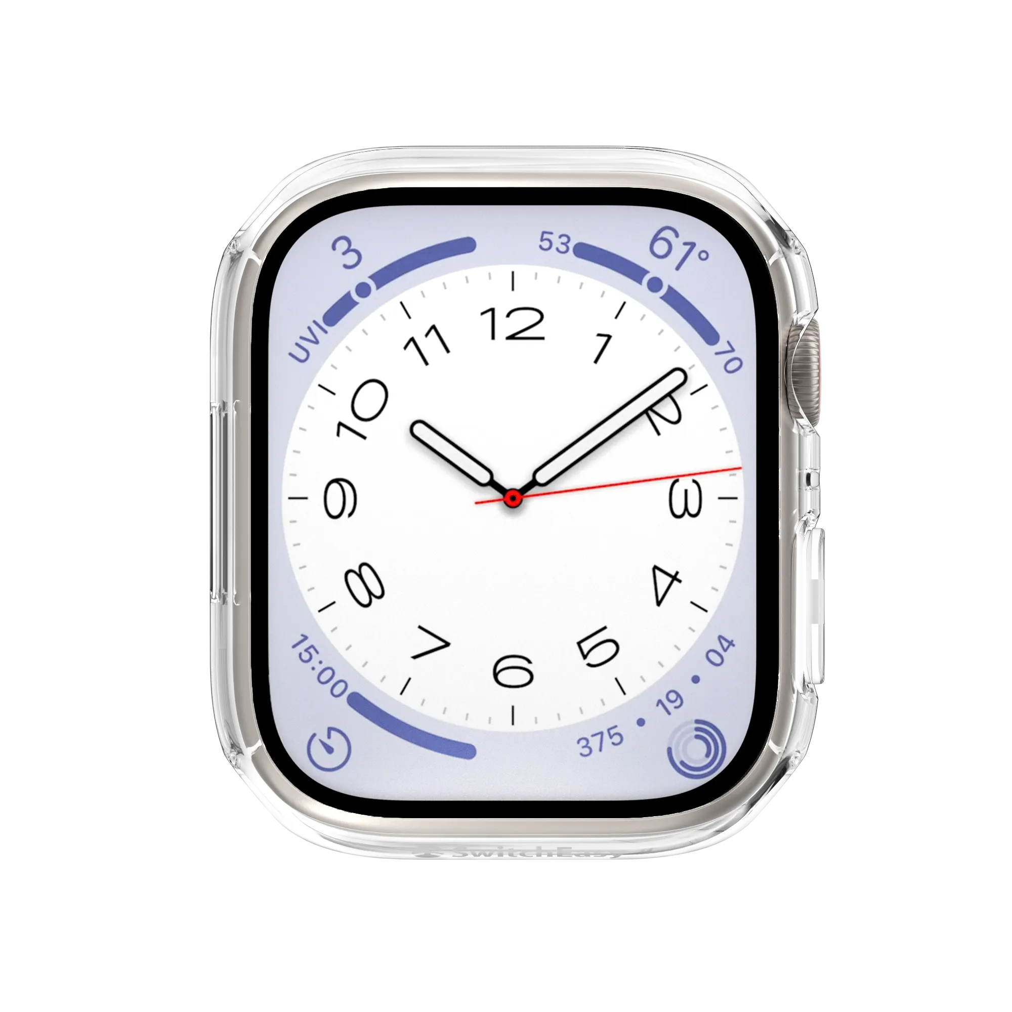 SwitchEasy Tempered Glass Hybrid Apple Watch Case