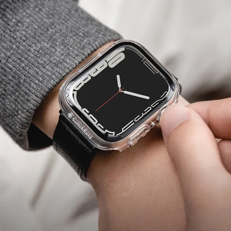 SwitchEasy Tempered Glass Hybrid Apple Watch Case