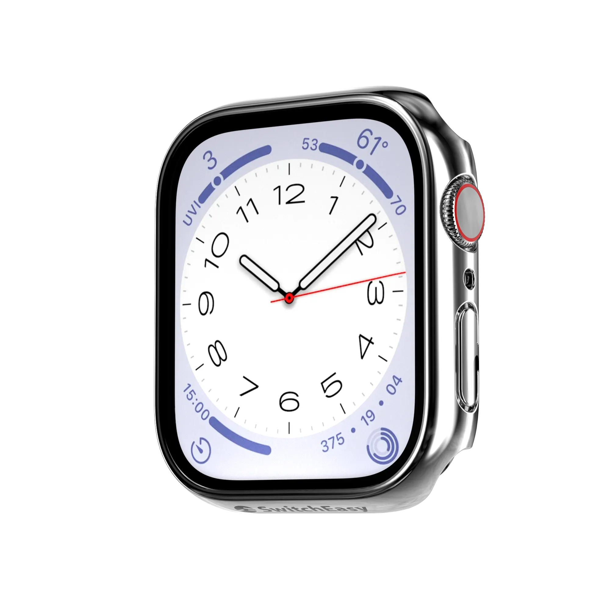 SwitchEasy Tempered Glass Hybrid Apple Watch Case