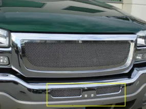 T-REX Upper Class Series, Bolt On Bumper Grille - Polished - 2003-2006 GMC 1500