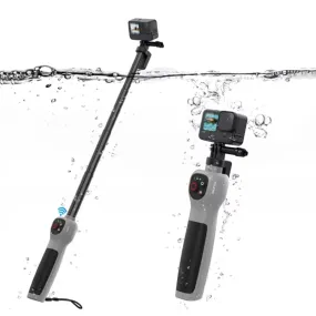 TELESIN 0.85m Underwater Selfie Stick Wireless Remote Control For GoPro HERO12 Black / HERO11 Black / HERO10 Black / HERO9 Black / HERO8 Black