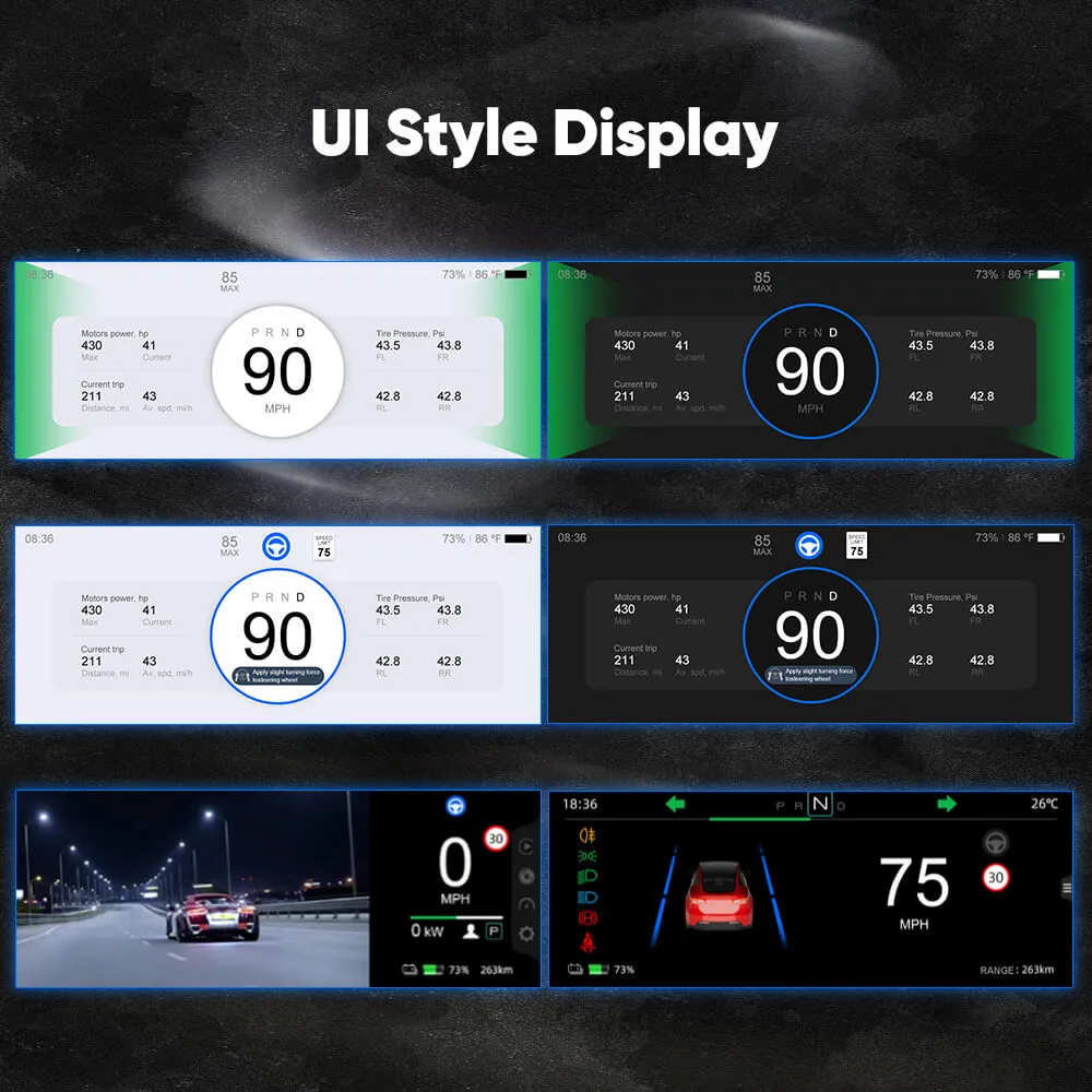 Tesstudio 6.86  Dashboard Carplay Touch Screen for Tesla Model 3/Y/3 Highland (F68)