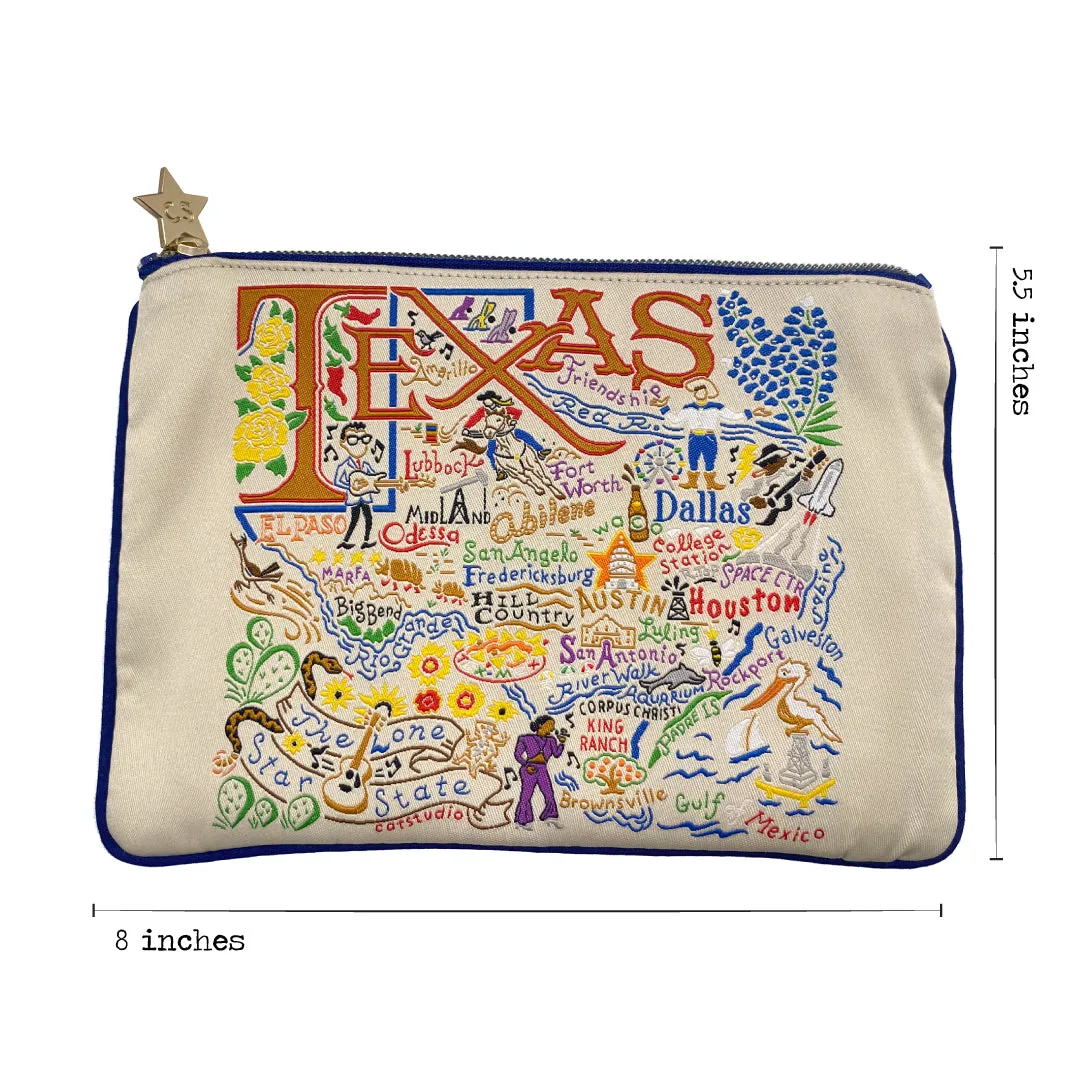 Texas Zip Pouch- Large