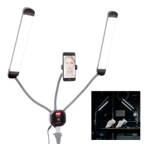 TIRA 50W LED Strip Light & Smartphone Holder Clamp