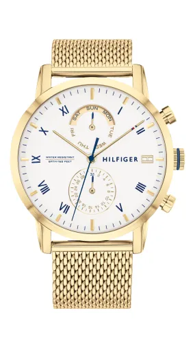 Tommy Hilfiger Kane Multifunction Gold Watch 1710403