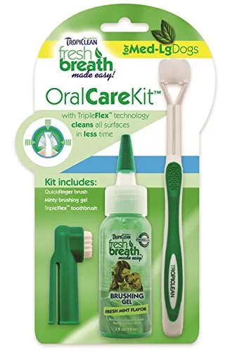 TropiClean Fresh Breath Kit Oral Care for Dogs