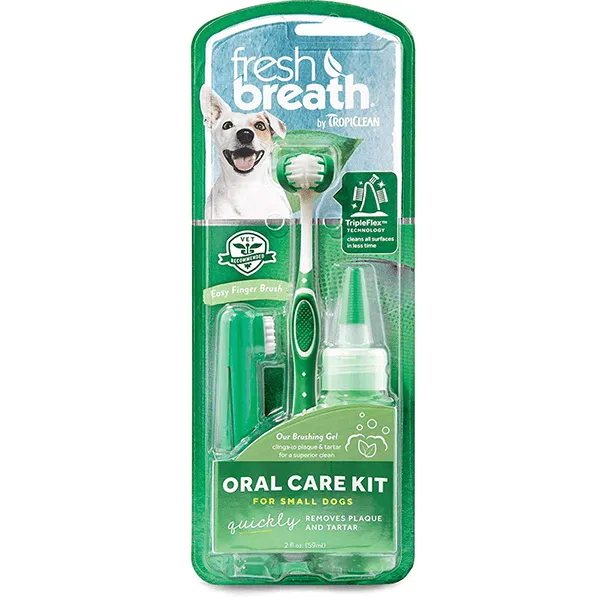 Tropiclean Fresh Breath Oral Care Kits - For Small Dogs