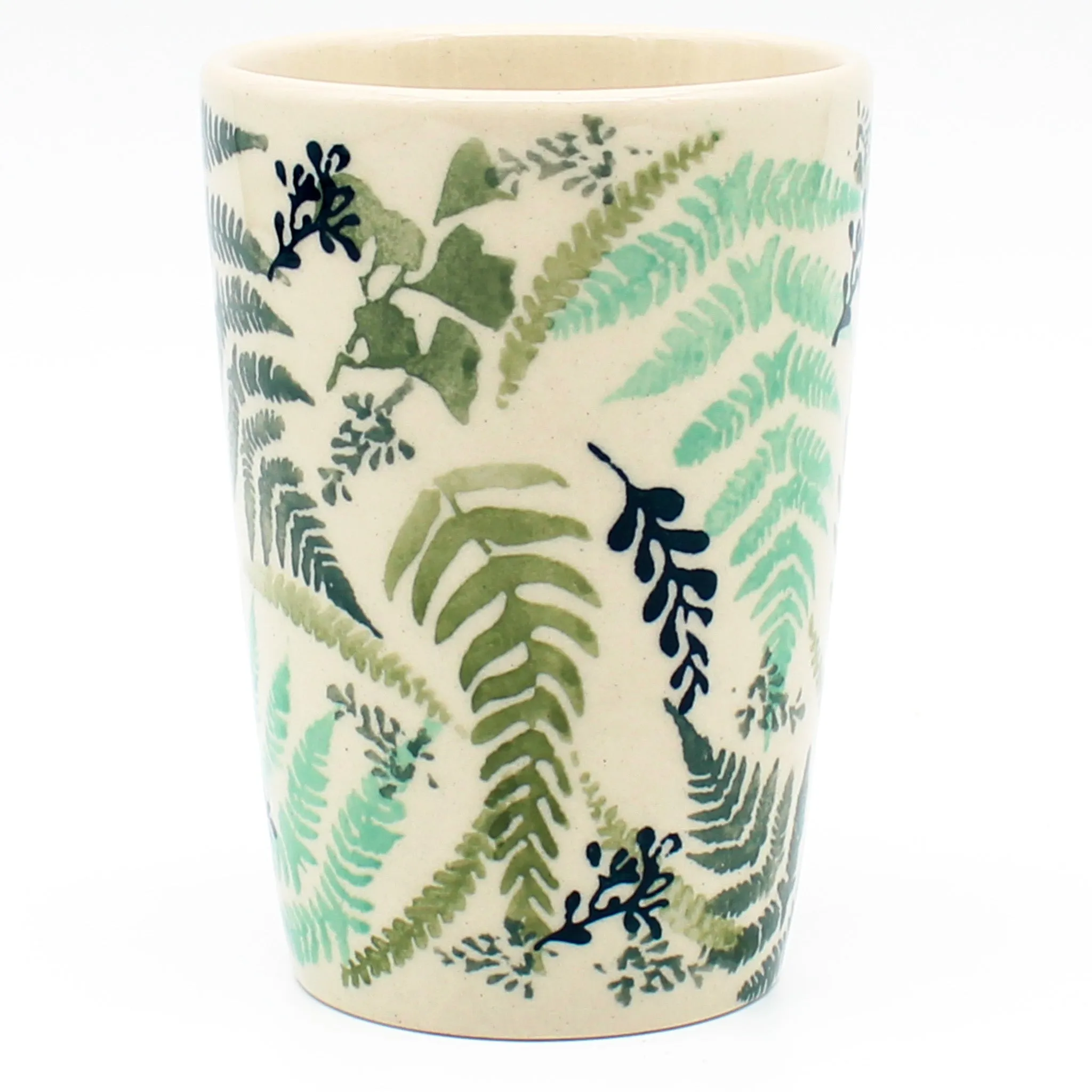 Tumbler/Toothbrush Holder in Ferns