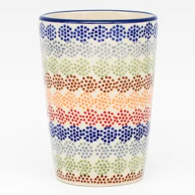 Tumbler/Toothbrush Holder in Modern Dots