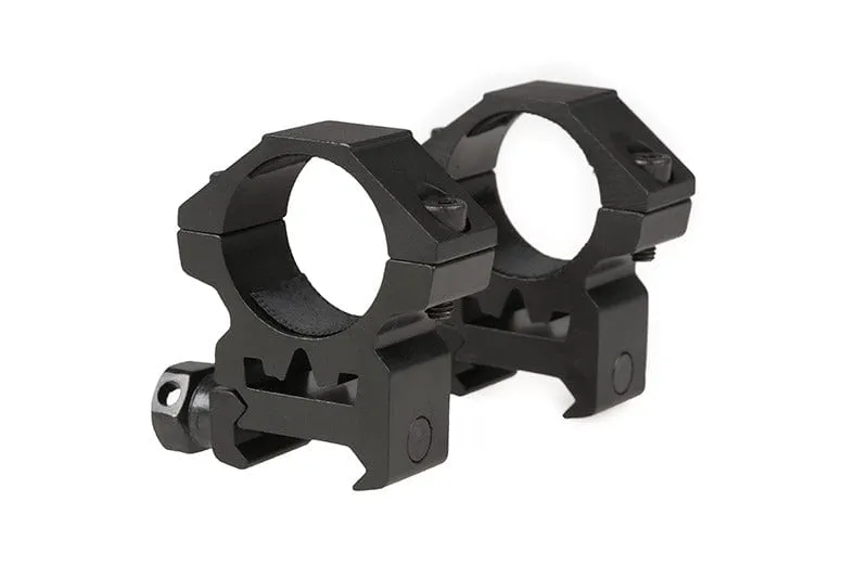 Two-part 25mm optics mount for RIS rail (low)