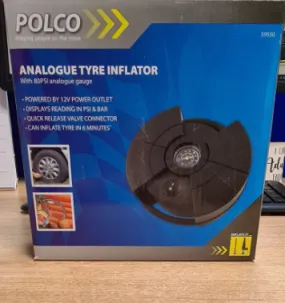 Tyre Inflator - 12V - Analogue Gauge 59550