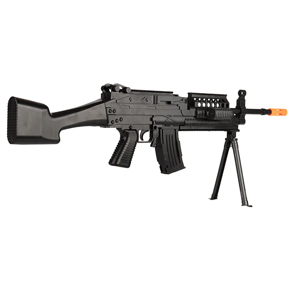 UKARMS P1046 M249 SAW Spring Powered Airsoft Light Machine Gun