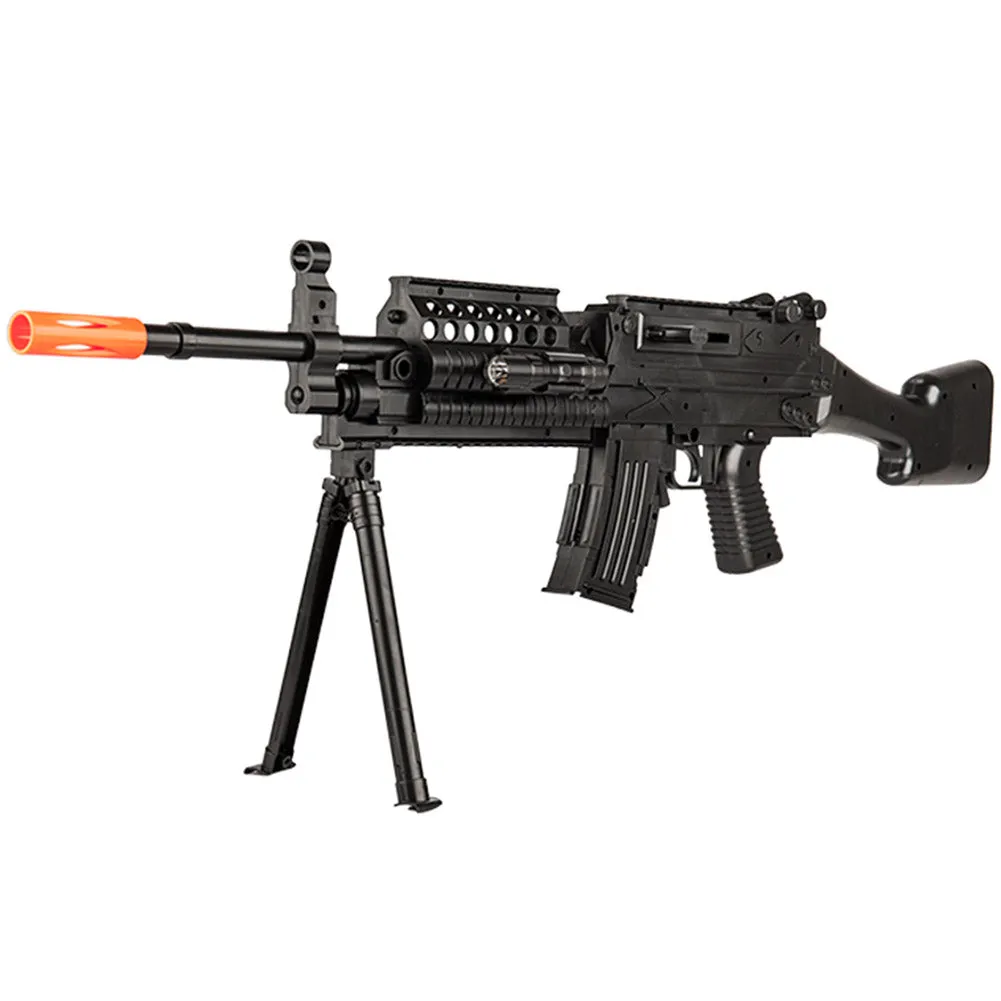 UKARMS P1046 M249 SAW Spring Powered Airsoft Light Machine Gun