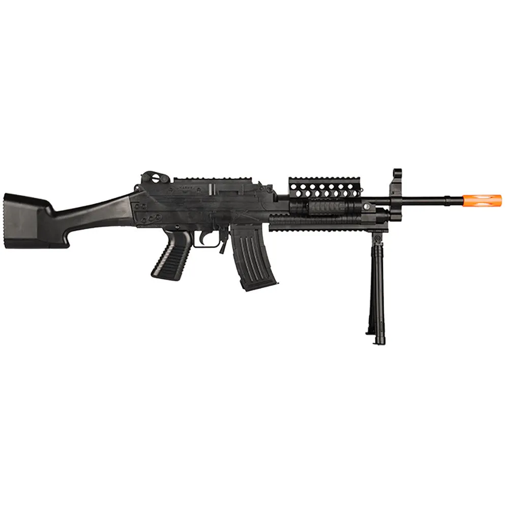 UKARMS P1046 M249 SAW Spring Powered Airsoft Light Machine Gun