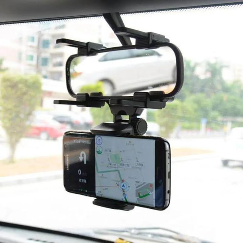 Universal Car Rearview Mirror Phone Holder