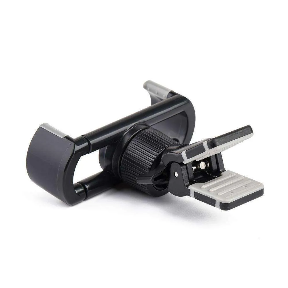 Universal Swiveling Air Vent Car Mount 360° Rotable Smartphone Holder - Black