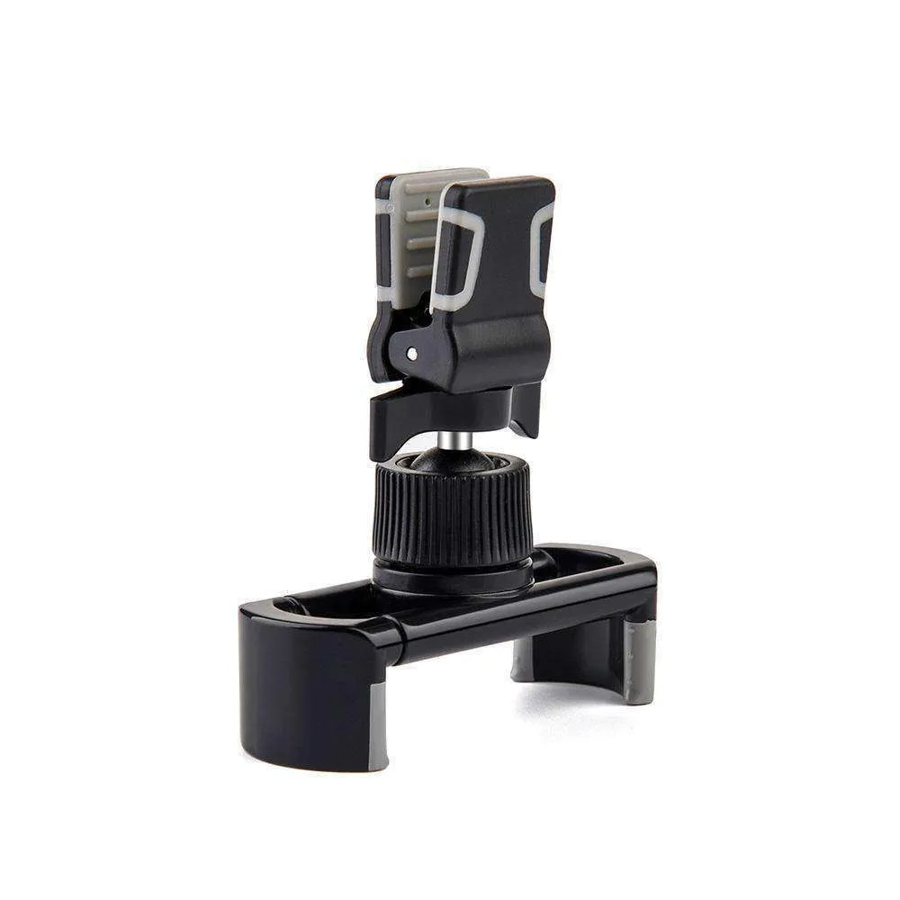 Universal Swiveling Air Vent Car Mount 360° Rotable Smartphone Holder - Black